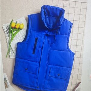 Vibrant Blue Women's Puffer Vest